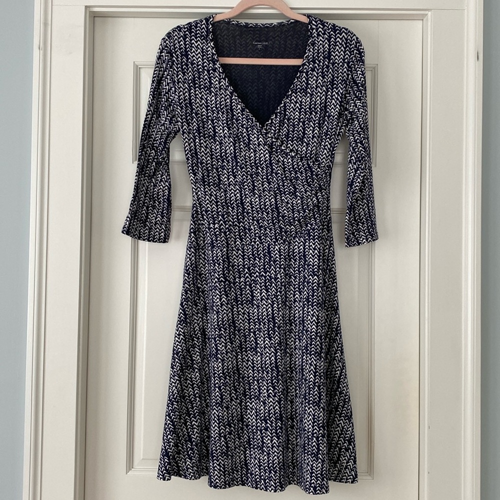 Garnet Hill Perfect faux wrap dress for any occasion.